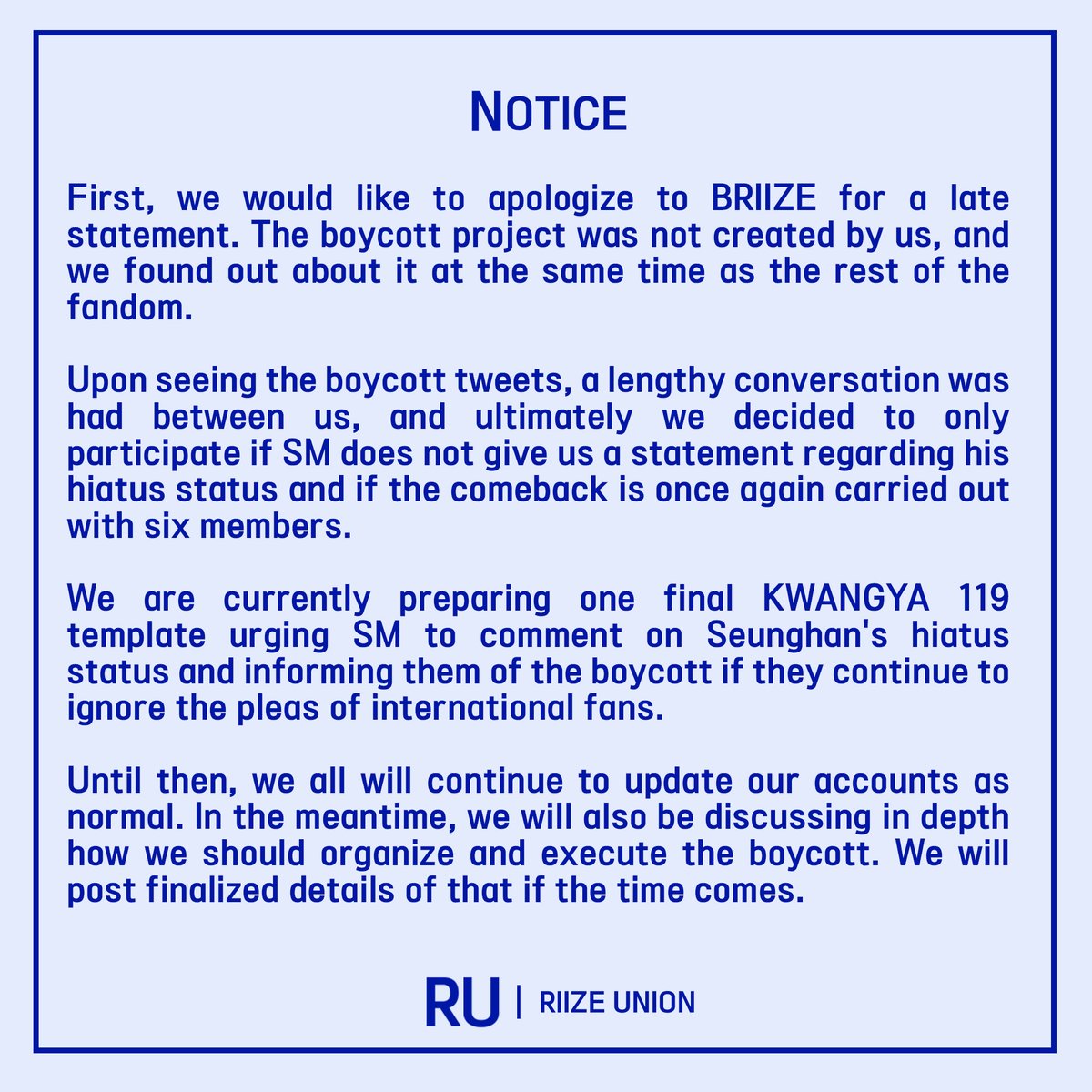 RIIZE UNION tweet media
