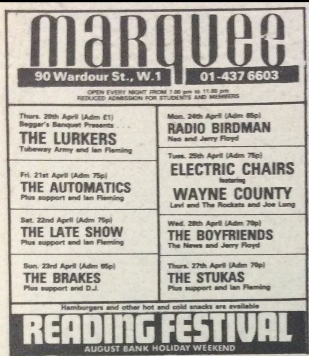 Did anyone attend this 1978 #TubewayArmy gig?