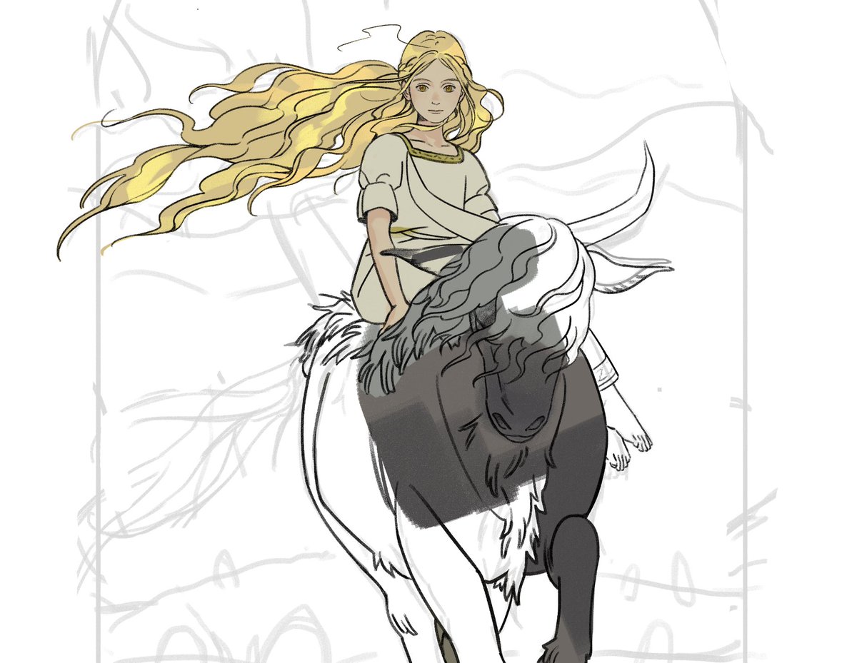 Obligatory Miquella illustration before his official design is confirmed ☀️ #eldenring #wip