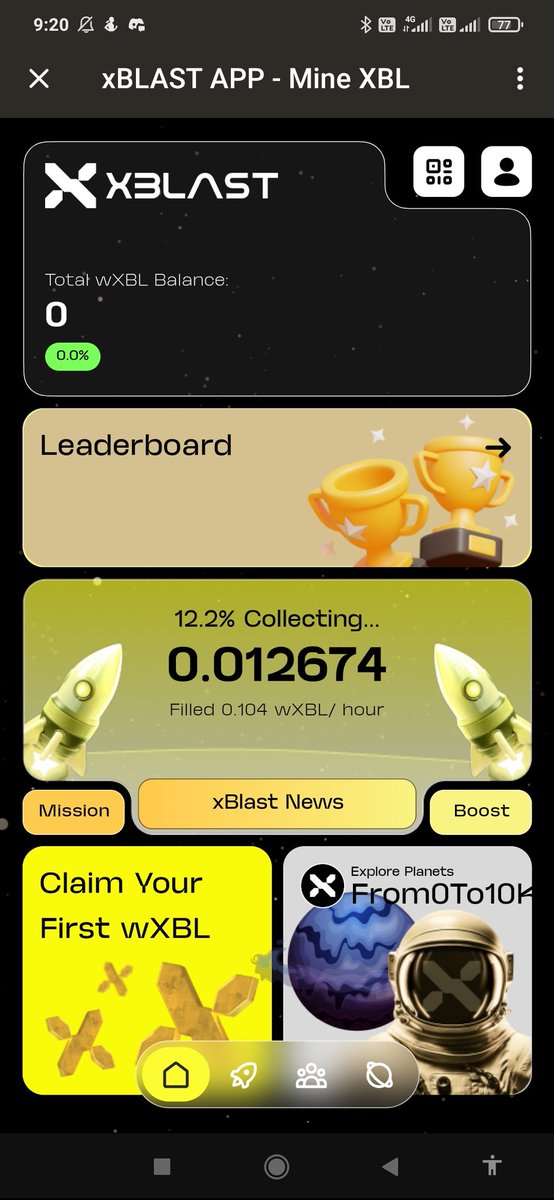 From0To10k's tweet photo. Pour ceux qui sont dans le domaine des bots Telegram, en voici un nouveau avec @xblast_app et son token $XBL.

L'application est plutôt réussie même si les interactions restent encore relativement limitée. 

✅ Pour rejoindre l'app : https://t.co/4wkGLE6M8R
✅ Pour rejoindre le village : https://t.co/B33xJ7wM6O

Je viens de commencer à l'instant histoire de voir un peu ce que ça donne. 

Néanmoins, gardez à l'esprit que ce n'est pas le genre d'application qui va vous permettre des profits indécent, surtout que ces bots se multiplient dernièrement. 

Mais bon, si ça permet de sortir quelques dollars pour quelques minutes passé par jours... C'est toujours bon à prendre !
