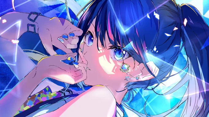 星4一歌模写してみたかかった時間は約4時間くらい 