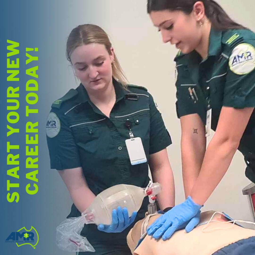 AbsoluteMedResp's tweet photo. Enrol in Certificate III in Non-Emergency Patient Transport (HLT31120) or Diploma of Emergency Health Care (HLT51020) to start your career in healthcare.

🤳 Call 1300 808 322 or email training@amr-aus.com.au

🌐View courses  https://t.co/2G1vaEYFxK

#StudyWithUS #NoATARRequired https://t.co/JiO8LjN14M
