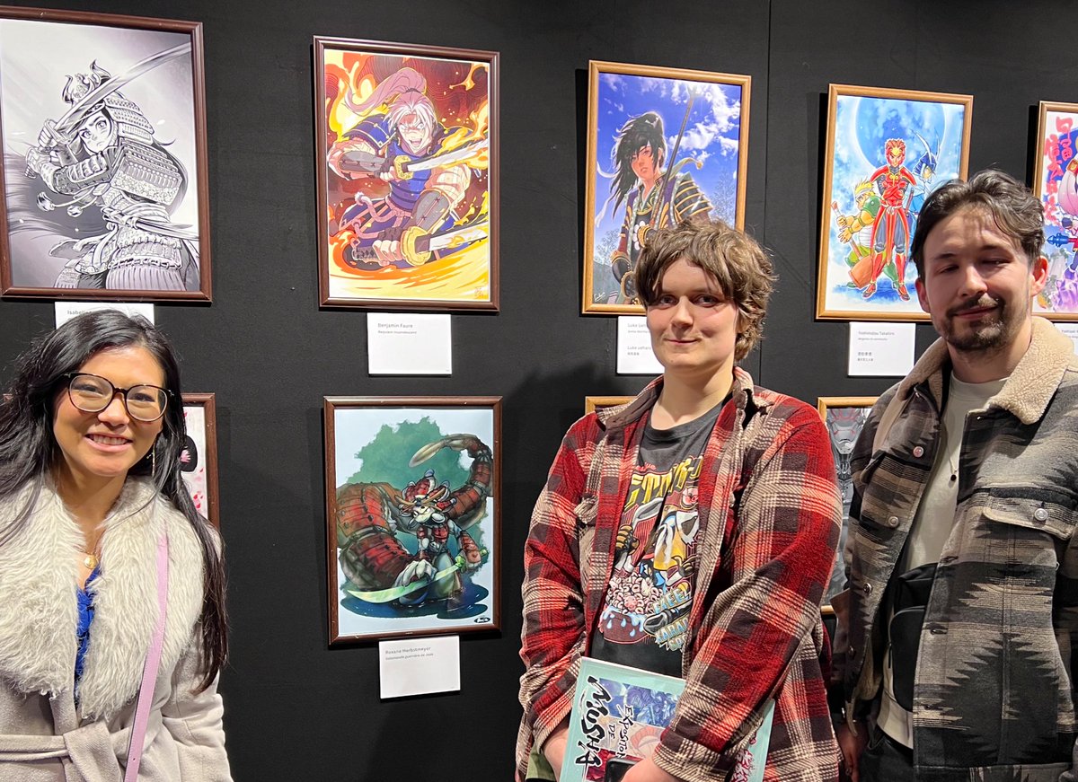 yokotamamoru's tweet photo. Exposition de peintures de guerriers au Centre culturel de Paris en France Le lieu de l'Europe Mes amis dessinateurs et dessinateurs en France et en Italie Mes amis rédacteurs, merci d'être venus! https://t.co/HGQoYAZ7eZ