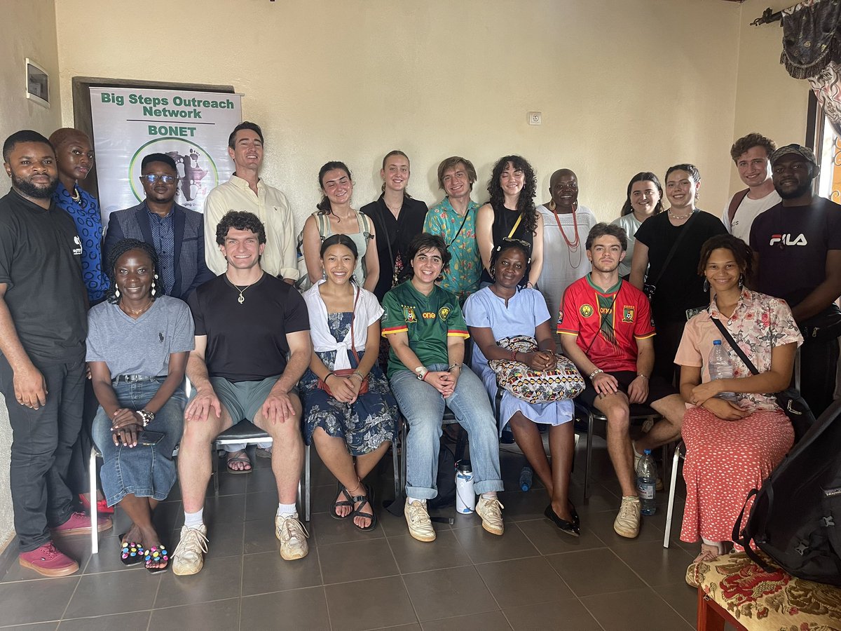 BONET_CM's tweet photo. We are delighted to have received a delegation of 15 students and 4 staff of the #SIT #US #Cameroon Study Abroad Program at our #BONET on March 13th, 2024. The purpose of the visit was for the students to learn about our #women #empowerment and development related activities. https://t.co/86w7CKAXZX
