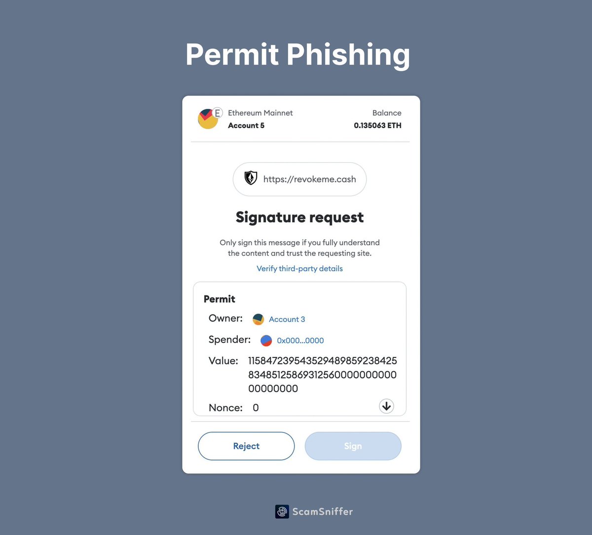 <a href="/realScamSniffer/">Scam Sniffer | Web3 Anti-Scam</a> Is Metamask trolling its users?
"Only sign if you fully understand"
And showing you some hex gibberish 

x.com/realScamSniffe…