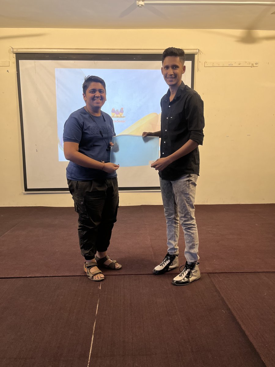 GMmcoe's tweet photo. 🎁On the final day of IoT Unleashed, we delighted in distributing swags and refreshments to dedicated participants who consistently engaged throughout the event, with the gracious hands of our event manager Rajvardhan Shinde and IoT head Dhanashree Phadke.  🚀

#IOT #GDSCMMCOE https://t.co/g5WSkKlN2G
