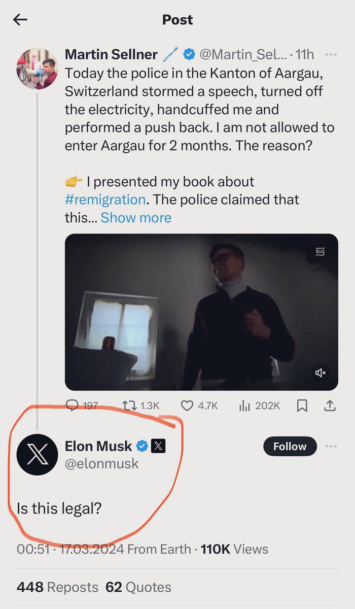 ThBenkoe's tweet image. Ich dachte erst, es sei Fake. Und eigentlich wollte ich nichts zu dieser Sellner-Shitshow twittern. Aber das @elonmusk jedem Rechtsextremen dieser Welt zu Hilfe eilt, ist wieder mal ein neues Lowlight hier auf dieser ehemaligen Plattform namens Twitter.