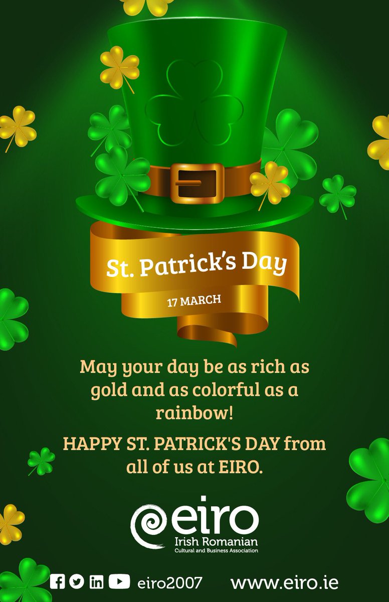 For the beautiful Irish people and friends! ☘️☘️☘️