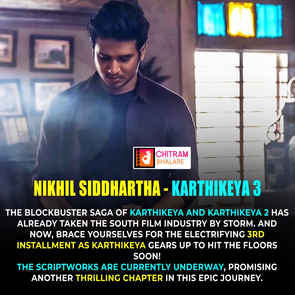 #Karthikeya3 - #NikhilSiddhartha