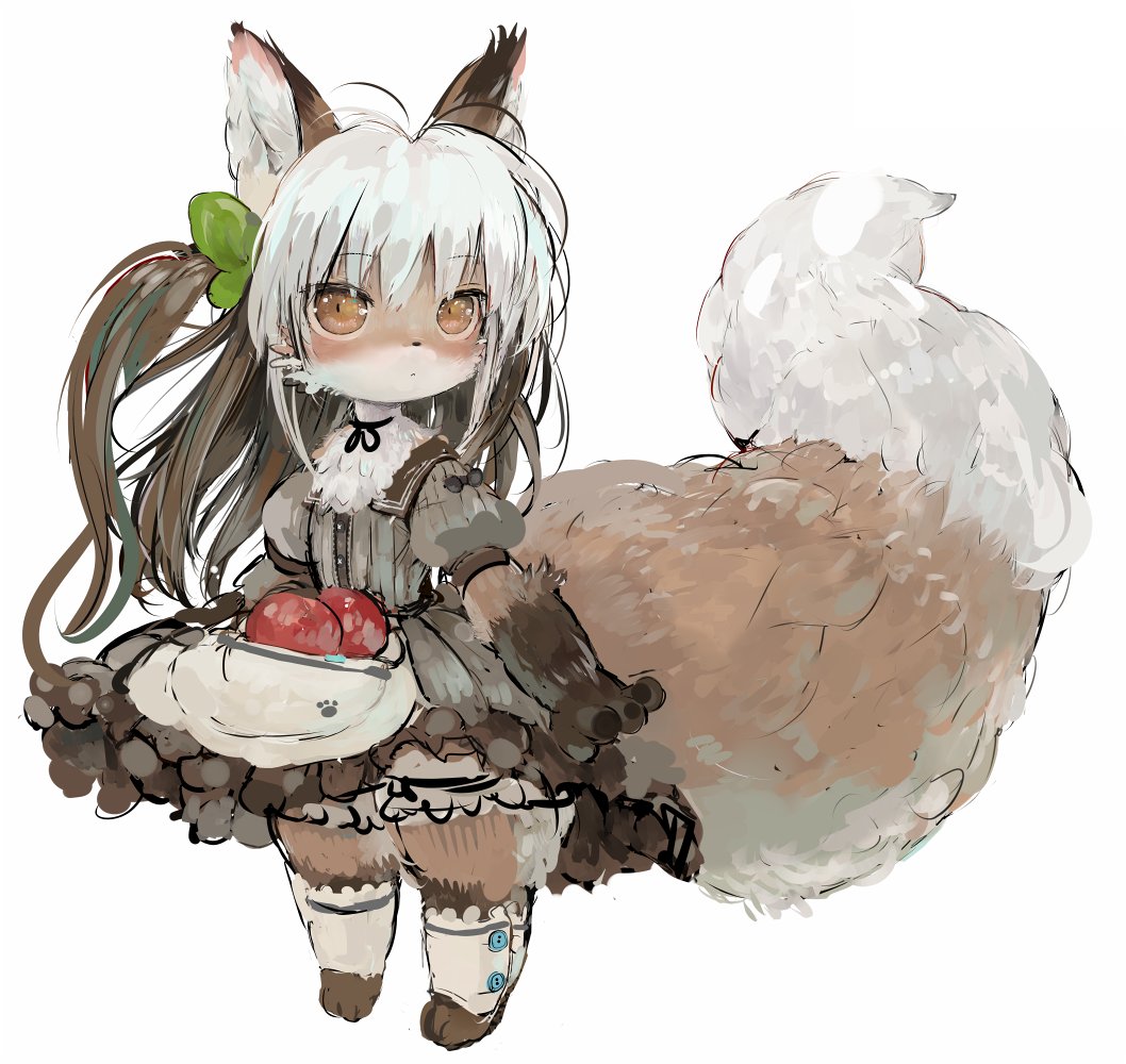 「狐娘のフォスちゃん。ケモノフォーム!(*'∀`*)モフモフ 」|🍑エビ桃🍑ﾃｨｱ え08aのイラスト
