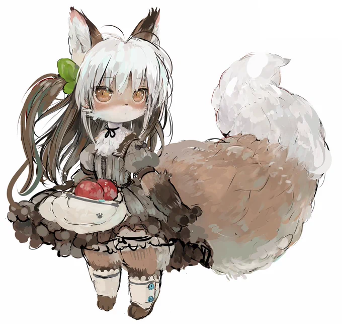 狐娘のフォスちゃん。ケモノフォーム!(*'∀`*)モフモフ 