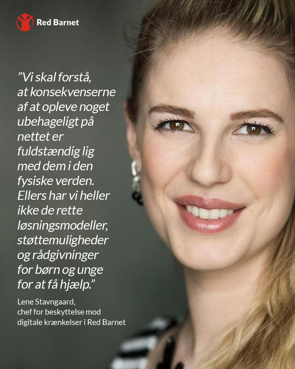 redbarnetdk's tweet photo. Techgiganterne har ansvaret for at gøre deres platforme børnesikre – også over for sårbare børn. Vi ved, at fx selvskadende materiale smitter. Andet afsnit af ’Alene hjemme på nettet’ med @lenestavn kan nu ses på DRTV #dkpol
https://t.co/2Fy8cWOWON https://t.co/u2ymdCseJK