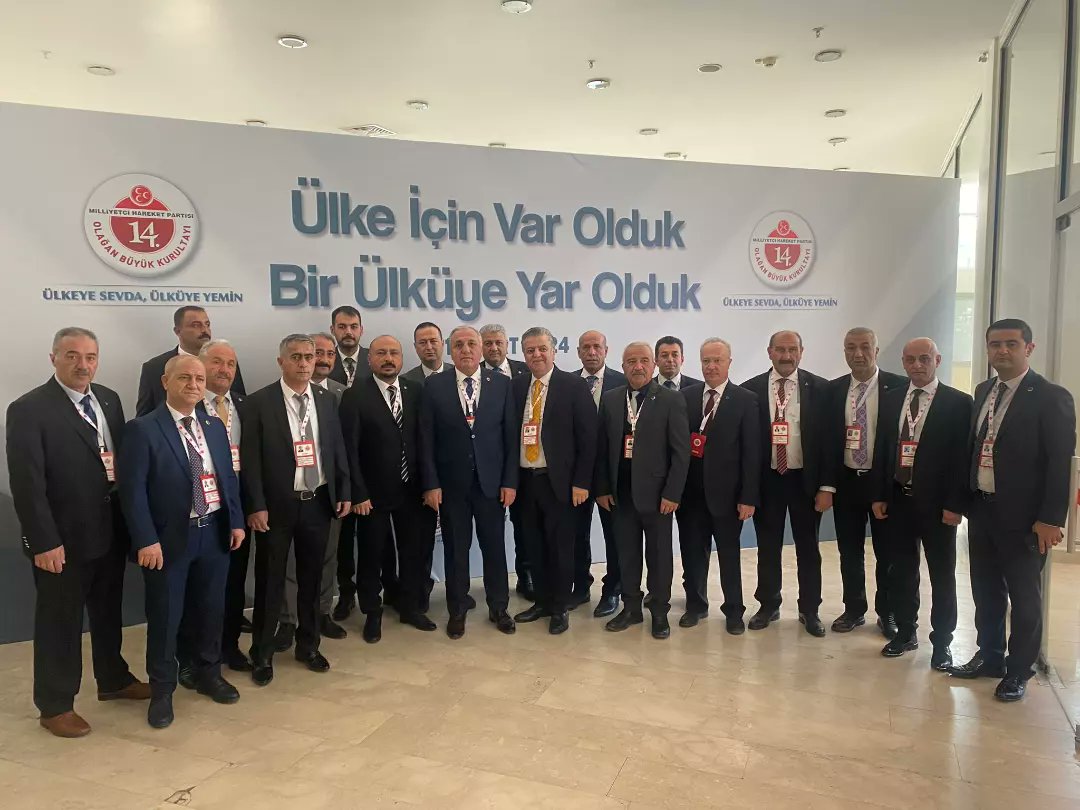 Ülke İçin Var Olduk
Bir Ülküye Yar Olduk

ÜLKEYE SEVDA, ÜLKÜYE YEMİN

Üst Kurul Delegelerimiz ile birlikte #MilliyetçiHareketPartisi 14. Olağan Büyük Kurultayımız öncesi Genel Başkanımız Sn. Devlet Bahçeli Beyefendi'nin kongre salonuna teşriflerini bekliyoruz.