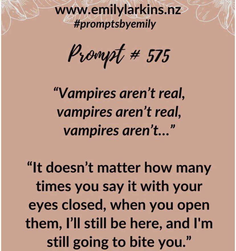 An enduring favourite of mine has returned to this week’s top 10! Check out this and more at… 📌 pin.it/2TarBfYRN Or… 📌 pinterest.com/emilylarkinsau… - Emily’s Top Pins. #WritingPrompts #WritingInspiration #Prompts #PromptsByEmily #EmilyLarkinsAuthor #CreativeWriting