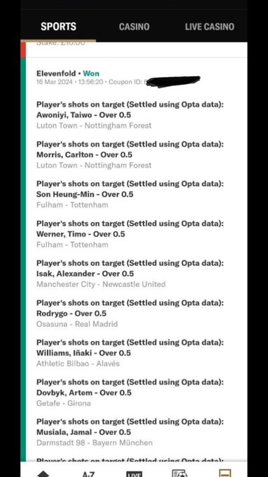 @OptaJoe @OptaAnalyst Why have @BetMGM settled Morris SOT as a win using opta data but lost on @paddypower<a class="tags" target="_blank" title="On Twitter" href="/?out=eyJ0eXAiOiJKV1QiLCJhbGciOiJIUzUxMiJ9.eyJpYXQiOjE3MjM0NDc1OTYsImlzcyI6InR3cG9ybnN0YXJzLmNvbSIsIm5iZiI6MTcyMzQ0NzU5NiwiZXhwIjoxNzU0OTgzNTk2LCJyZWRpcmVjdF91cmwiOiJodHRwczovL3R3aXR0ZXIuY29tL09wdGFKb2UifQ.NTEGR2t8iYLmM70YZAdvhg0Zv391gUZe_y4m2deLoz75DSDtetyKhGIUe9CjtLRXF48faaJaCDQtG-PXurYyIA">@OptaJoe</a><a class="tags" target="_blank" title="On Twitter" href="/?out=eyJ0eXAiOiJKV1QiLCJhbGciOiJIUzUxMiJ9.eyJpYXQiOjE3MjM0NDc1OTYsImlzcyI6InR3cG9ybnN0YXJzLmNvbSIsIm5iZiI6MTcyMzQ0NzU5NiwiZXhwIjoxNzU0OTgzNTk2LCJyZWRpcmVjdF91cmwiOiJodHRwczovL3R3aXR0ZXIuY29tL09wdGFBbmFseXN0In0.SyNj1WWP6ZS2QQZZWAQcSZf38bnbgHKtmlqxCc7ysXzjvX9h1z47GC3a2ZWnpH3sPnk7VHLhAUUq6R1DwUjvUg">@OptaAnalyst</a><a class="tags" target="_blank" title="On Twitter" href="/?out=eyJ0eXAiOiJKV1QiLCJhbGciOiJIUzUxMiJ9.eyJpYXQiOjE3MjM0NDc1OTYsImlzcyI6InR3cG9ybnN0YXJzLmNvbSIsIm5iZiI6MTcyMzQ0NzU5NiwiZXhwIjoxNzU0OTgzNTk2LCJyZWRpcmVjdF91cmwiOiJodHRwczovL3R3aXR0ZXIuY29tL0JldE1HTSJ9.yQ7KziHjAscEGmZkvEvfiVaFgQh2RPIW09GkGchZGtdMlpdsKf6YXss6jWpAu6qxz9yahkgPbpEKYMYq46idNw">@BetMGM</a>