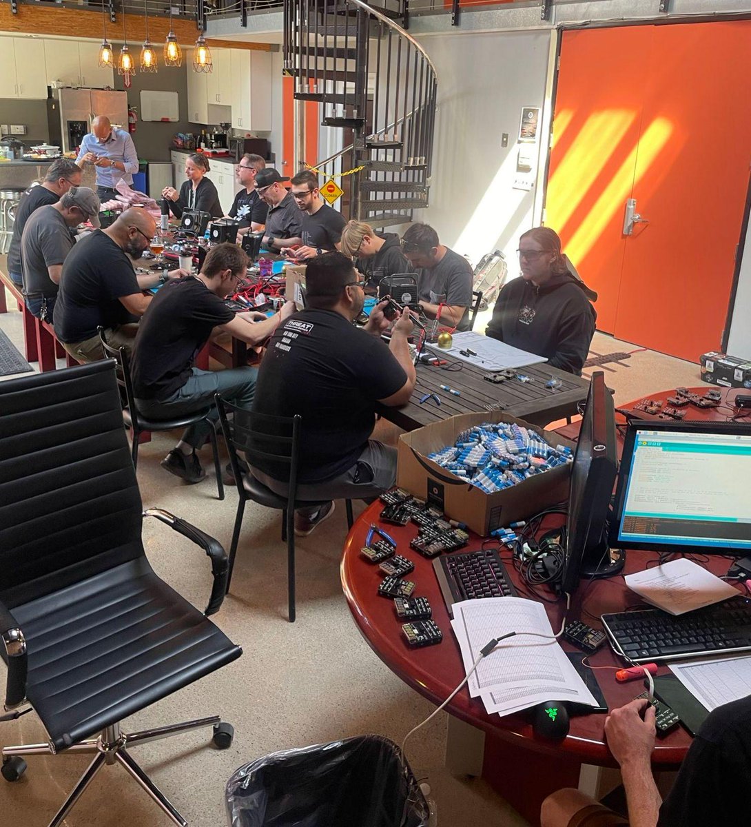 Badges are ready for the conference! Big thanks to <a href="/SomersetRecon/">Somerset Recon</a>  for sponsoring, hosting everyone and providing food! We appreciate all our volunteers who helped us make this happen.