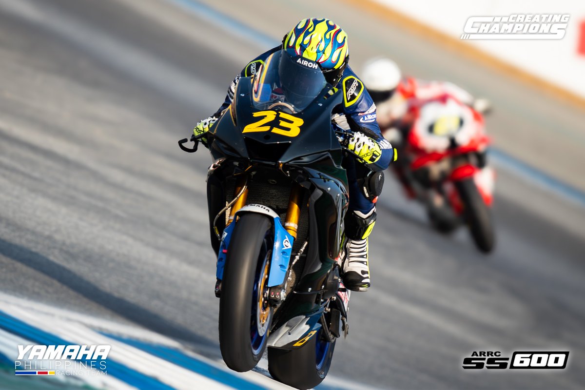yamaha_ph's tweet image. 'The Wonderboy' Mckinley Kyle welcomed RACE 2 warmup with a stunning performance in 2nd place. Stay tuned for more updates in @asiangp, and don't forget to watch our LIVE happening today! #CreatingChampions #YamahaRacingPH #ARRC #AsiaPower