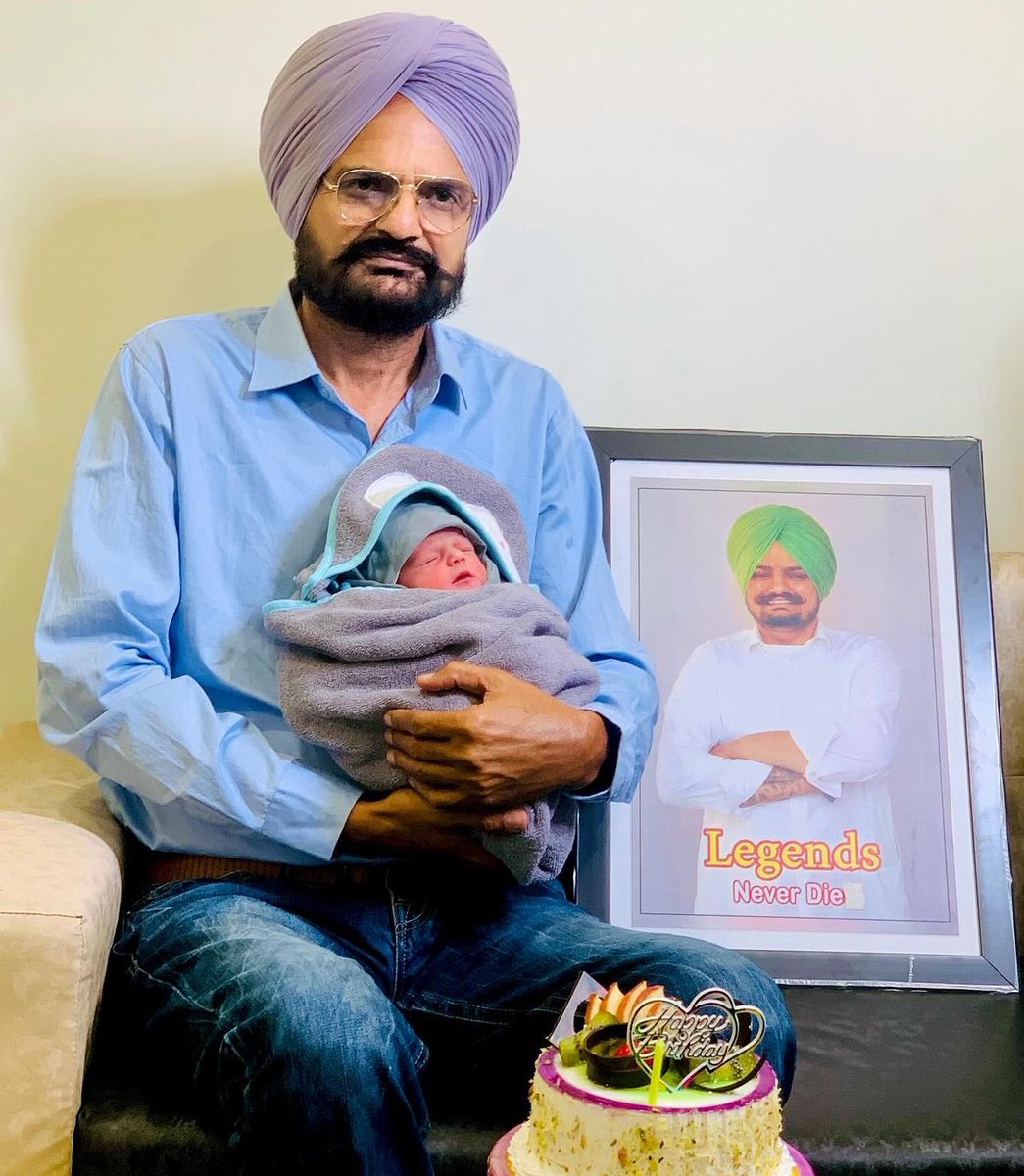 22_toronto's tweet photo. In a post on his social media, Balkaur Sidhu, Father of Sidhu Moose Wala, welcomes the birth of their child, a baby boy. https://t.co/FnbvuSE7Tj