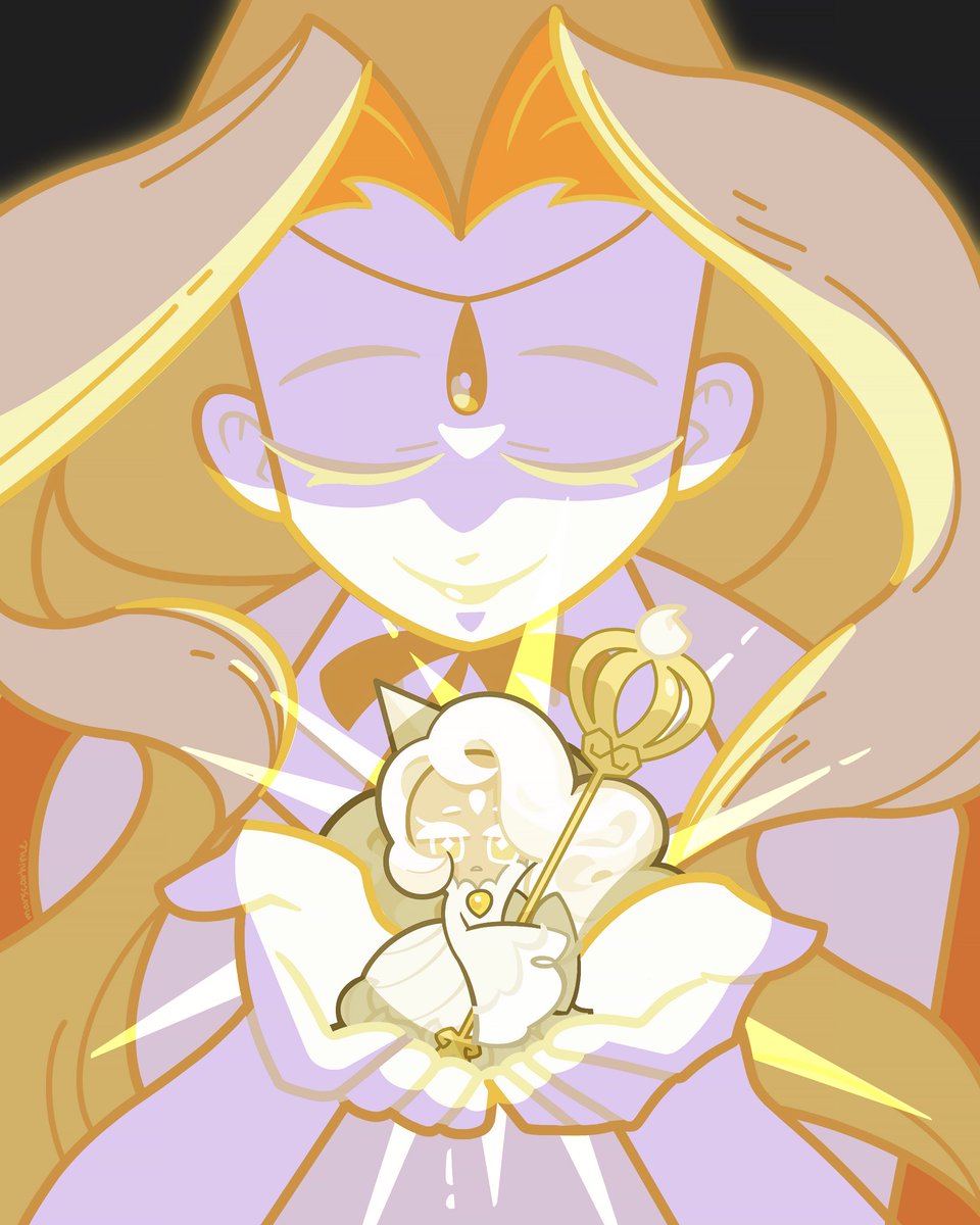 marscarhime's tweet photo. witch’s castle might not be perfect but first cream cookie and the witches definitely are 🥰  #cookierunfanart #CookieRunWitchsCastle #firstcreamcookie #cookierun https://t.co/gRNf1OBcfG