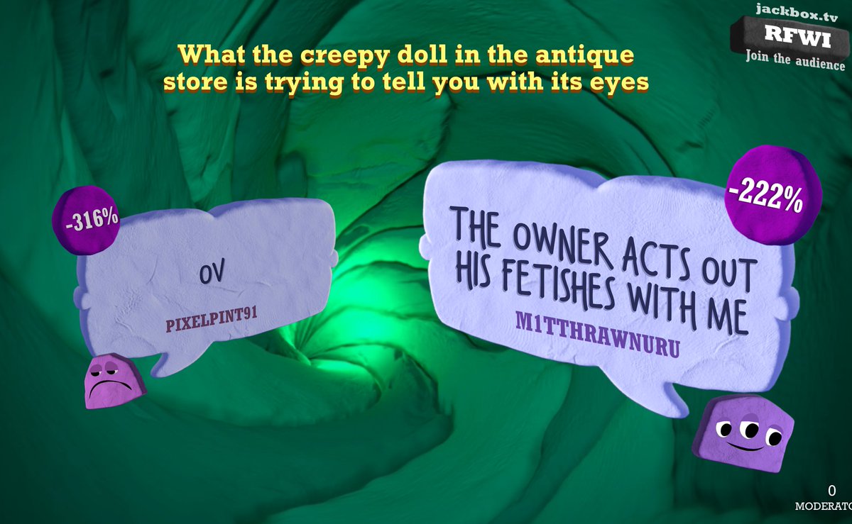 EvilNotion's tweet image. Uhhh, @jackboxgames I don't think this is how percentages work.  This isn't how they work at all.