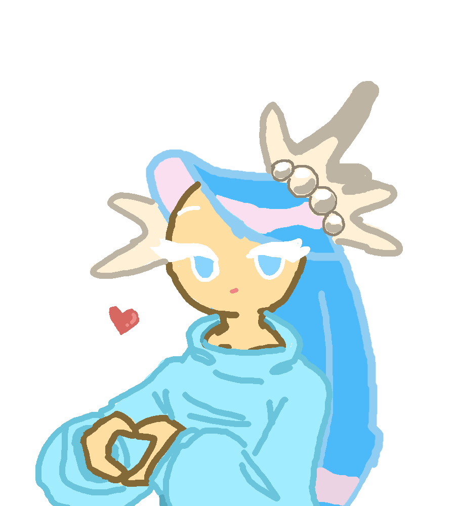 BangLe40700's tweet photo. I just drew it again👍 #seafairycookie #seafairycookiefanart #cookierunkingdoom https://t.co/jZWZkyKcaT