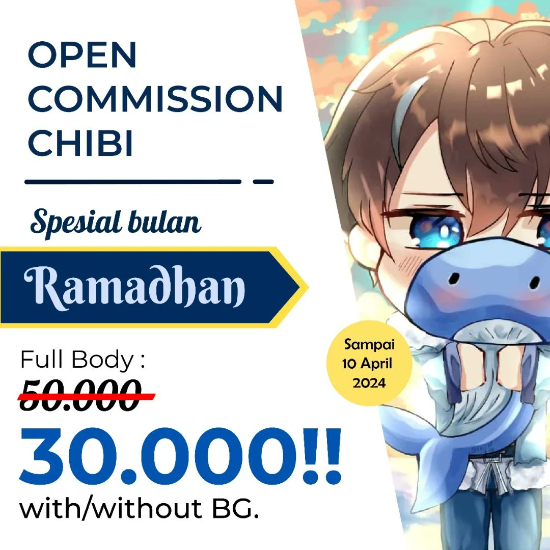 _eiisy's tweet photo. #WTS ! 
Mau komis chibi murah meriah apalagi di bulan Ramadhan ini? Di Kusa aja! (๑•́ω•̀)

Halo aku Kusa atau bisa di panggil Ina juga ☆(ﾉ◕ヮ◕)ﾉ*

Slot (1/10)

Ini segala ketentuannya harap diperhatikan! <3

#opencommission #openkomis #commissionopen #commission https://t.co/1G2e6tZN8v