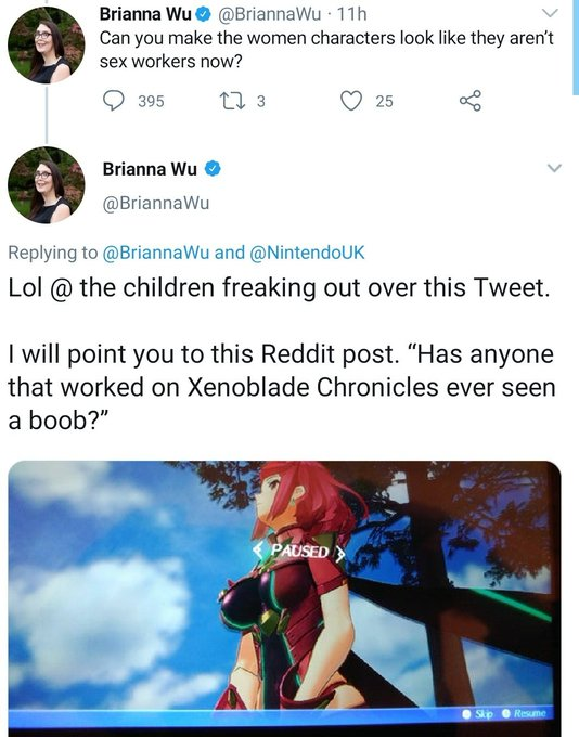 LunarArchivist's tweet photo. "Can you make the women characters look like they aren't sex workers now?" 😒 https://t.co/1YFX3bPfjx