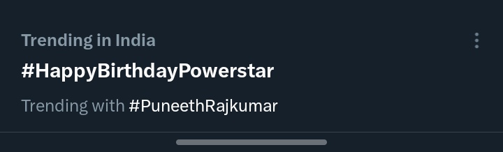 PFCOfficial_'s tweet photo. Trending ✅️

#HappyBirthdayPowerStar
#Puneethrajkumar https://t.co/LFowJ4bjYH