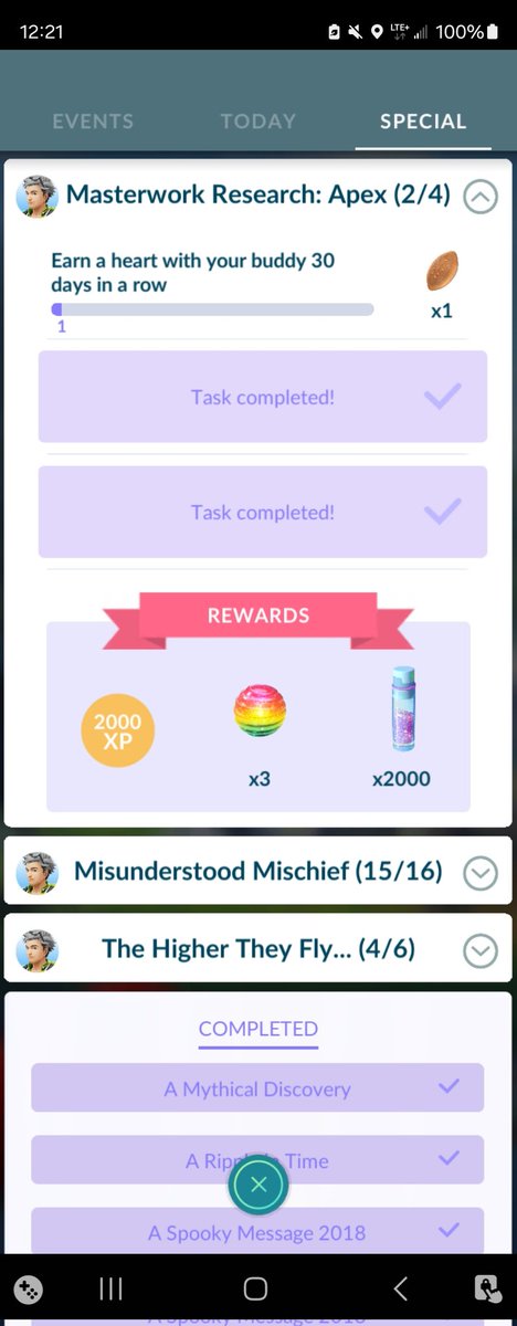 TMeeka25's tweet photo. #Niantic #PokémonGo
I've been dealing with this task since it came out &amp; I can't seem to get past earning a heart with my buddy for 30 days!! I want rid of this task all together becuz it's impossible, I've been thru other buddies trying to complete this task &amp; I'm fed up with it https://t.co/bP1ubd8z1I