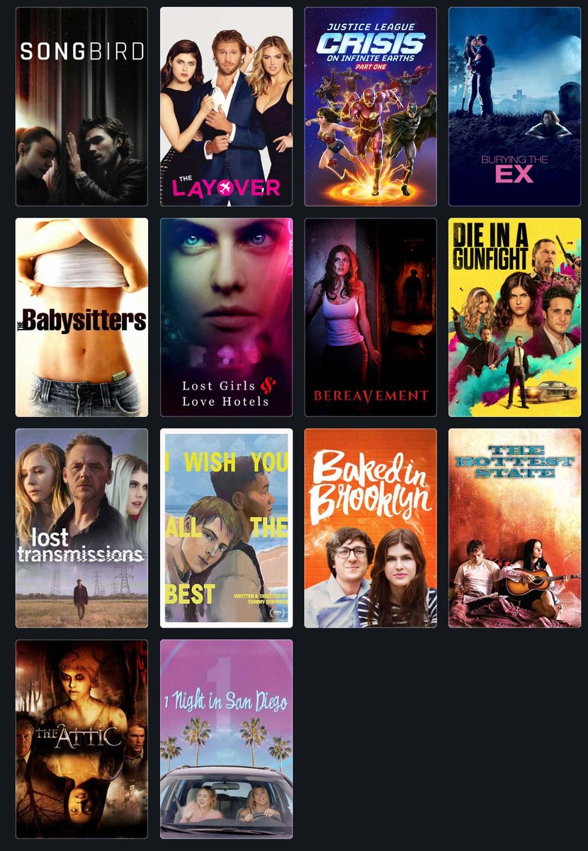 HabisNontonFilm's tweet photo. Happy 38th birthday, Alexandra Daddario!

Kamu paling suka penampilannya di film apa? https://t.co/8BDSRMXJum