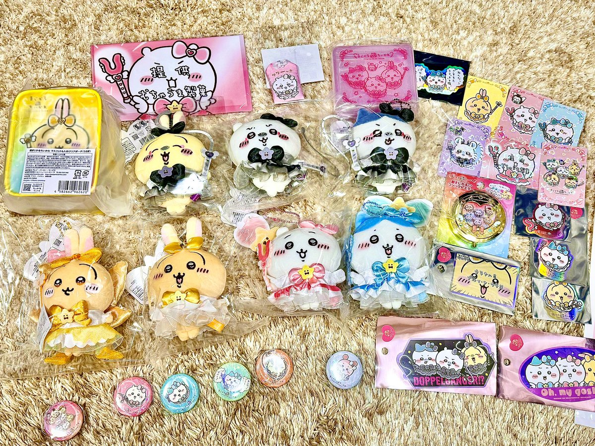 1stmiaty's tweet photo. 抽選当たったので行って来ました！買う予定じゃないものまで手が出るのはしょうがないよね笑

#まじかるちいかわストア #ちいかわ #ちい活 #ちいかわ好きな人と繋がりたい https://t.co/0uLuuGYrRW