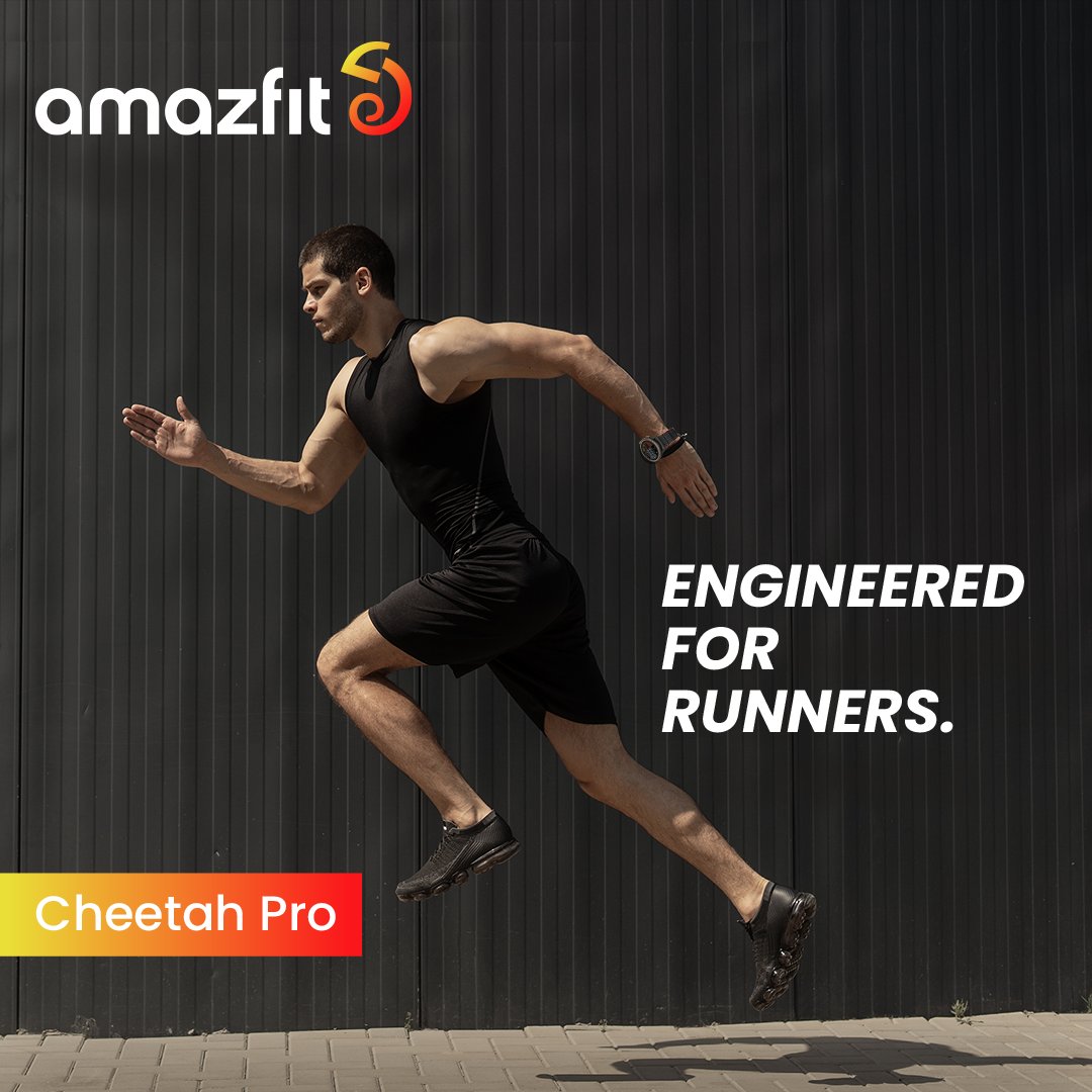 AmazfitIN's tweet photo. πββοΈ Unleash the Speed with Amazfit Cheetah Pro! π Engineered to Elevate Your Run! ππ Track every stride, conquer every mile. The ultimate companion for passionate runners! π
#AmazfitCheetahPro #RunnersEngineered #StrideWithSpeed #RunningCompanion #TrackYourMiles https://t.co/3KgAMvLUKD