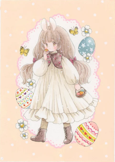 「うさのこふわり」本日最終日ですどうぞよろしくお願いします#うさのこふわり 