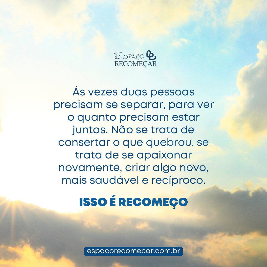 espacorecomecar's tweet photo. Isso é Recomeço! ❤

Pare de sofrer por amor, nós podemos te ajudar! 🙏

Acesse nosso site e saiba mais: https://t.co/Ev04oZYham

#EspaçoRecomeçar #EspiritualistaMaiconPaiva #Recomeço #Recomeçar #Recomece #RecomeceSempre #AmorDeVolta #Reciprocidade #Motivação #Motivar https://t.co/Sh5BDCuZEY