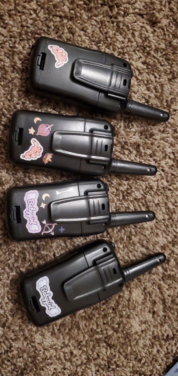 creative ways to identify which beanfest walkie is which. art:  <a href="/lemonwerewolf/">Deb @ butterfly app🍩🦁🐺</a> | <a href="/HazmatEN/">HAZMATEN ☣️ SHOP OPEN!</a> | <a href="/decodecomart/">Decodecomart</a> × <a href="/rosaloart/">Rosa</a>