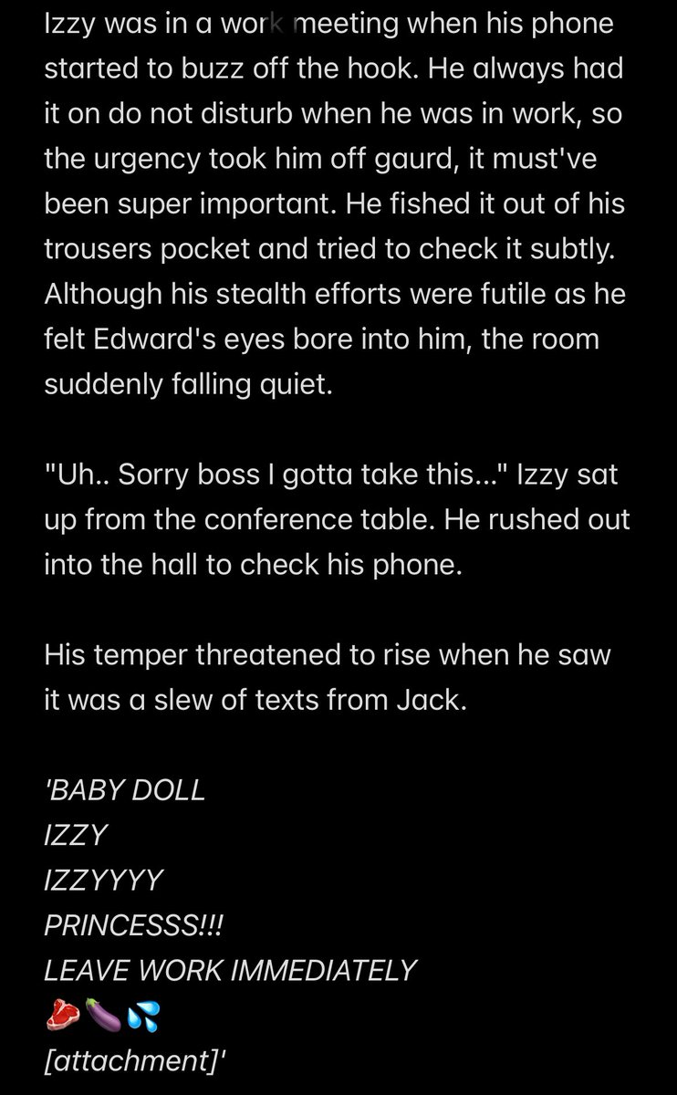 prettyboyjup's tweet photo. alr its still March 16th somewhere sooo take this Steak and Blowjob day fic #CjIzzyWeek2024 1/3 https://t.co/NYLU3KZ3Nh