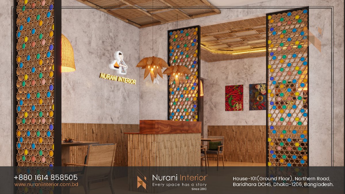 InteriorNurani's tweet photo. Step into our restaurant interior in Gulshan-2, where every detail whispers the tranquility of nature, crafted entirely from sustainable bamboo. Indulge in a dining experience that merges elegance with eco-consciousness.
Contact us today at 01614-858505, 01958-600100 https://t.co/Czl05x98Qo