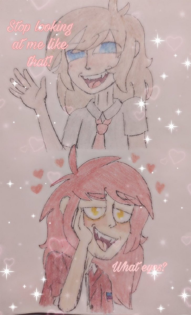 mata_717's tweet photo. #fhs #frexy #foddy
- Stop looking at me like that!
- What eyes?
Simplemente mi ship favorito (golddy es otp 🤓☝️) Fox no entendió la pregunta porque simplemente se quedó maravillado con la belleza de Freddy 💖
(Esta raro por las pupilas) https://t.co/vDJKBrrOrW