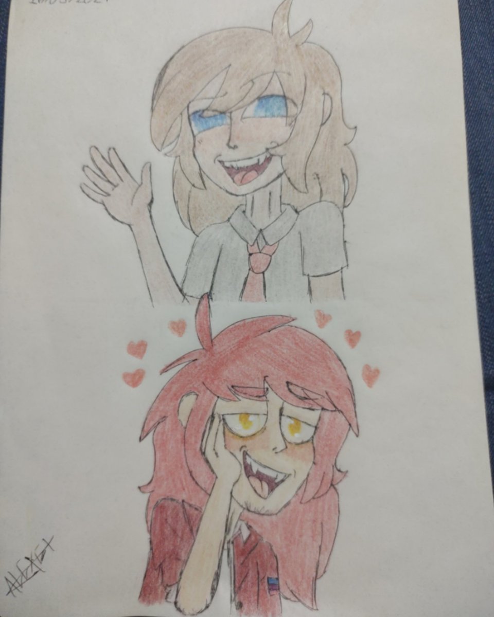 mata_717's tweet photo. #fhs #frexy #foddy
- Stop looking at me like that!
- What eyes?
Simplemente mi ship favorito (golddy es otp 🤓☝️) Fox no entendió la pregunta porque simplemente se quedó maravillado con la belleza de Freddy 💖
(Esta raro por las pupilas) https://t.co/vDJKBrrOrW