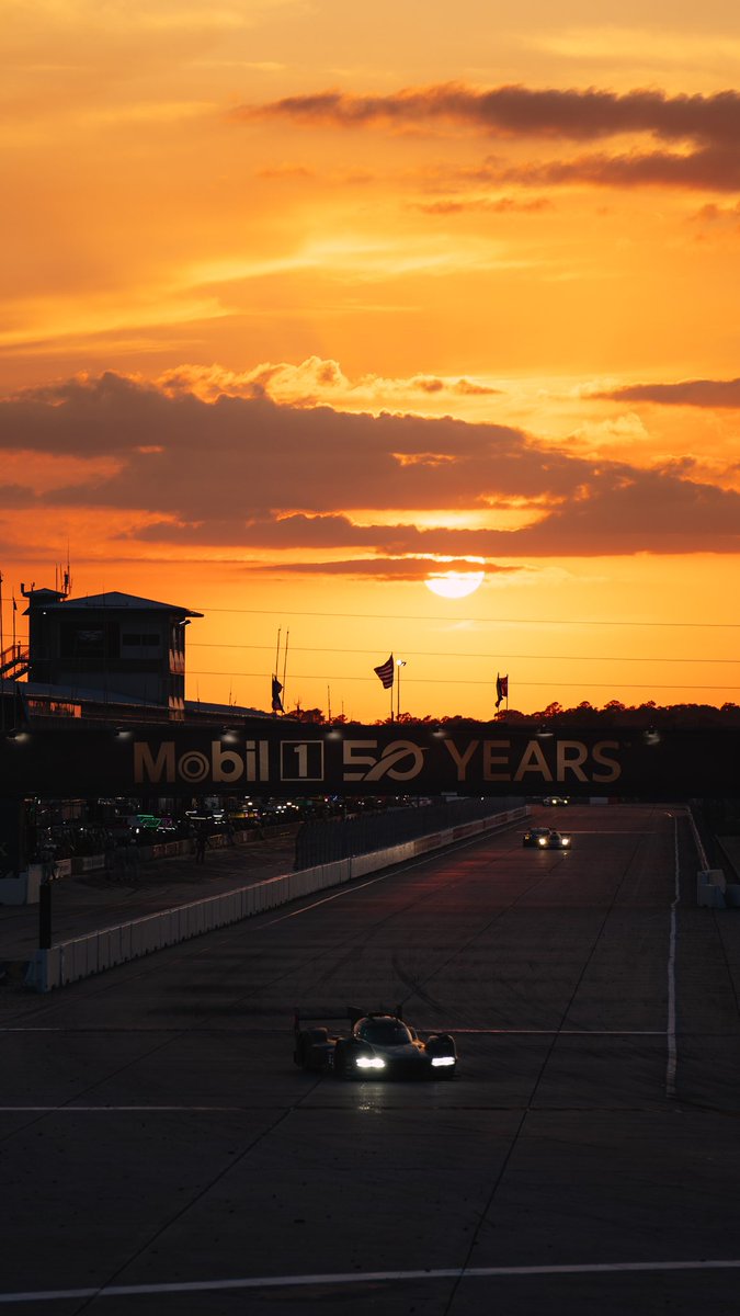 There’s nothing like when the sun sets at <a href="/sebringraceway/">Sebring International Raceway</a>.

#Sebring12