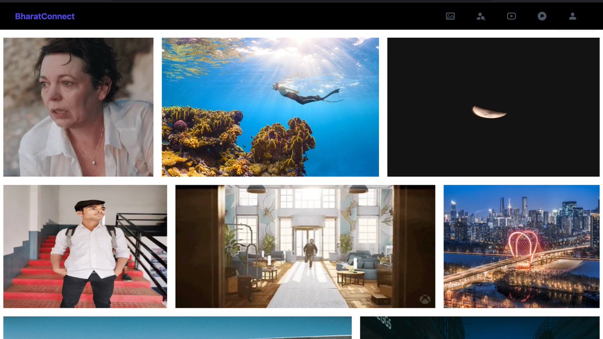 sudhirnandane's tweet image. Bhataratconnect: Allow users to create profiles with bios, pictures.
Content Sharing: Enable users to share text, photos.
Newsfeed: A personalized feed showcasing posts from followed user.
#LearnInPublic #learnandimplement
👉 bharat-connect.vercel.app
@ezSnippet  @techinnov_sg