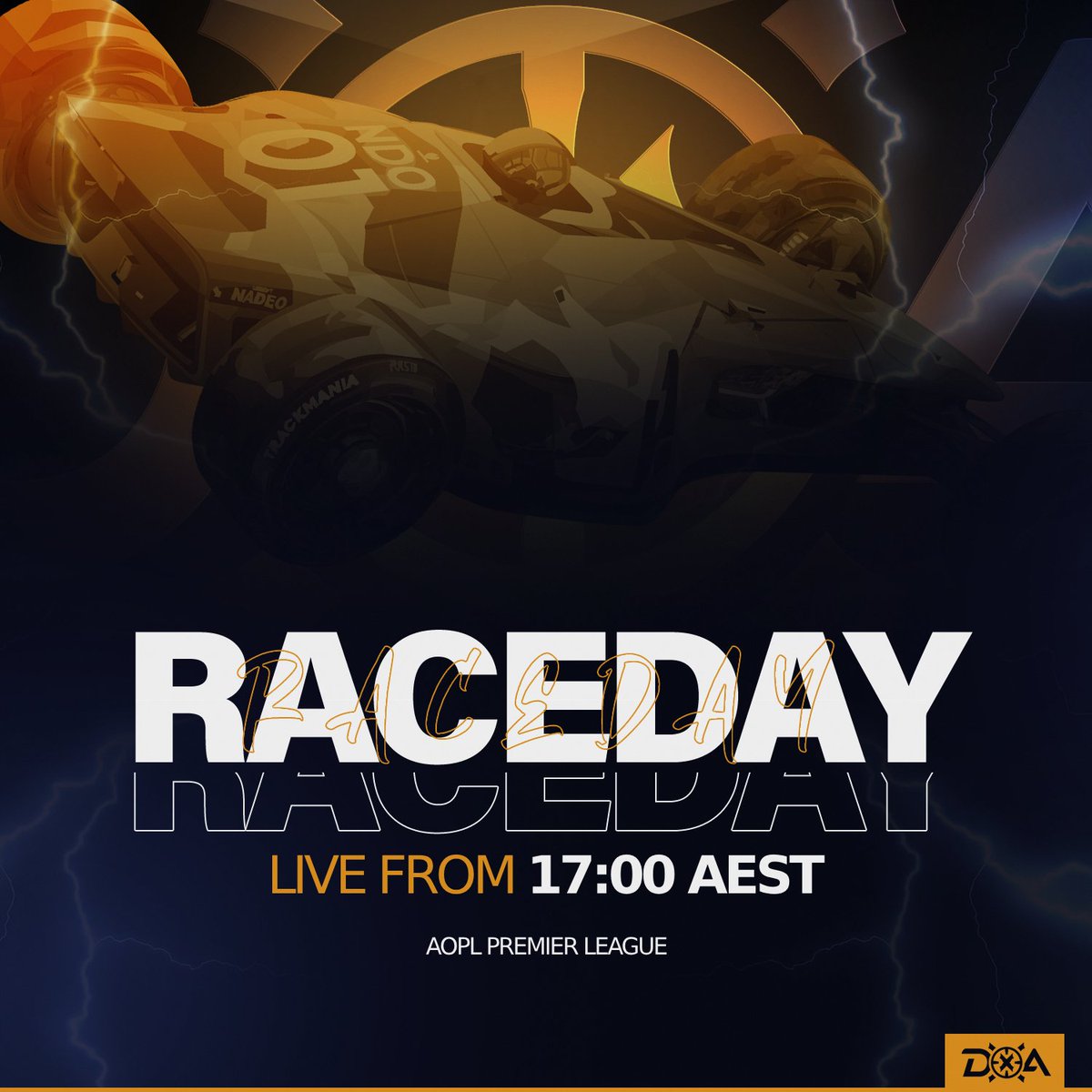 DXAEsports's tweet photo. 🏎️ITS RACEDAY!🏎️

@Spyder23_ and #starlight take on the first round of the @TMAsia_OCE #AOPL!

First up the buys will be taking on #BakedNotFried.

📺https://t.co/nZlwScSK3A https://t.co/zQft2HJ7dw