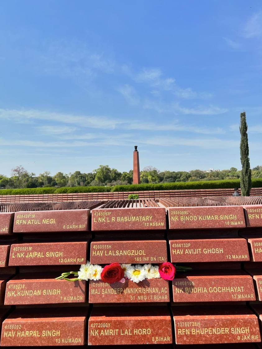 National War Memorial 🇮🇳🙏🏻
Major Sandeep Unnikrishnan, Ashoka Chakra ❤️

Thank You Dhriti Srivastava 🙏🏻♥️

#MajorSandeepUnnikrishnan
#NationalWarMemorial