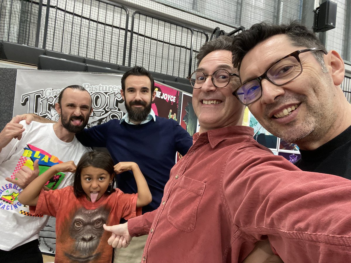 TimMcEwen67's tweet photo. Had a ball in #Goulburn at my first con, and first #GeekMarkets, of the year. Thanks Geek Markets! Thanks @DeesComics ! And thanks to all the wonderful buggers I sat with for the day! Special thanks to those that stopped by to chat or buy some @GPComix . #GreenerPasturesComics https://t.co/10ljbNN03R