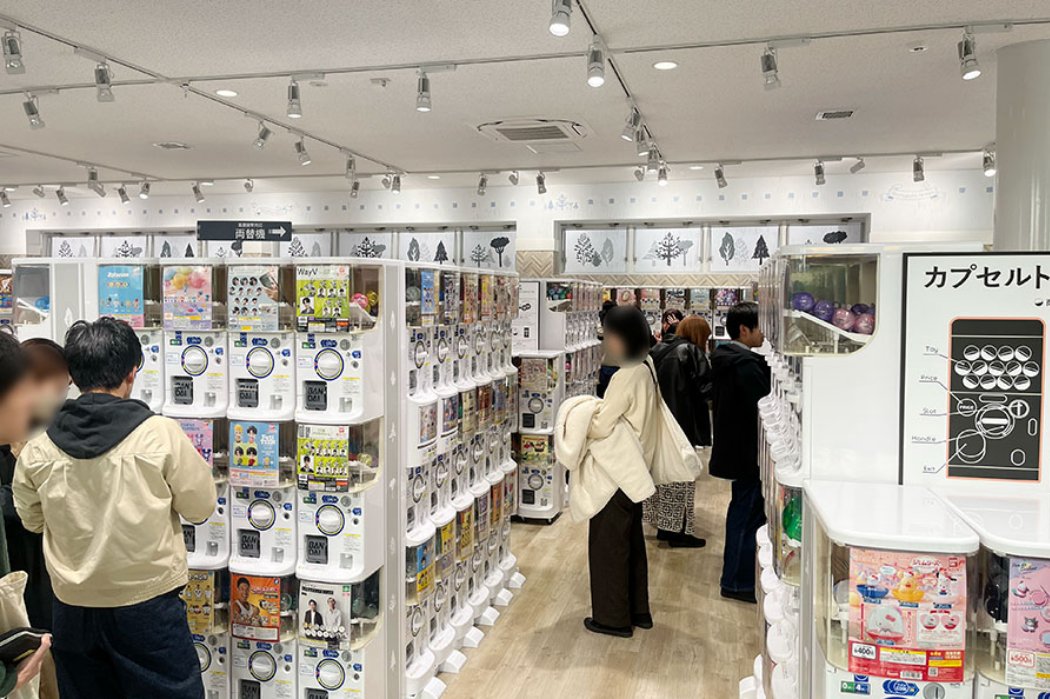 amnet_official's tweet photo. 最大規模のガチャガチャの森、閉店した茶屋町のゲーセン跡に

「アミュージアム茶屋町店」跡地に3月15日カプセルトイ専門店「ガチャガチャの森」オープン

1階だけで1200台
4月下旬～5月頃に2階エリアがオープン、全部で2000台以上になる

住所：大阪府大阪市北区茶屋町15-34
https://t.co/Y8wPshrmT2 https://t.co/KiaKK9sMpH