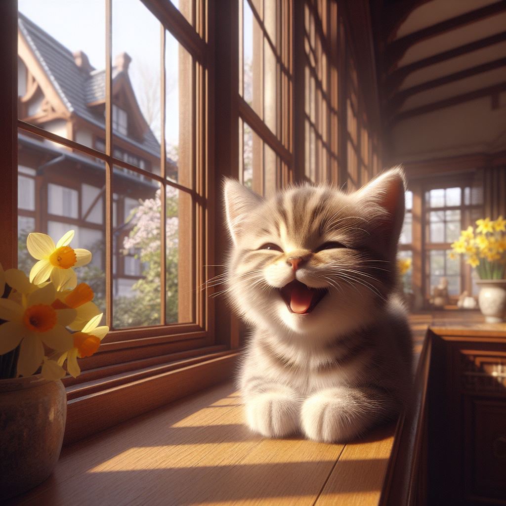 hiroshikuze's tweet photo. This is the best place in spring!
ไปใฎๆๆใฏใใใใในใใใธใทใงใณ๏ผ
#bingimagecreator #AIart #cat #catart #illustration #ๅญ็ซ #kitten #ใปใฎใผใฎ #heartful #AIใญใ้จ #ๆฅใฎ็ก็ ใฎๆฅ #ๆผๅฏ #nap #ๆฅ #spring #ๆฅๅใผใฃใ #SunBasking #ใใใณ #yawning
https://t.co/LrfuxHLTkN https://t.co/Hqgl9Lbcso