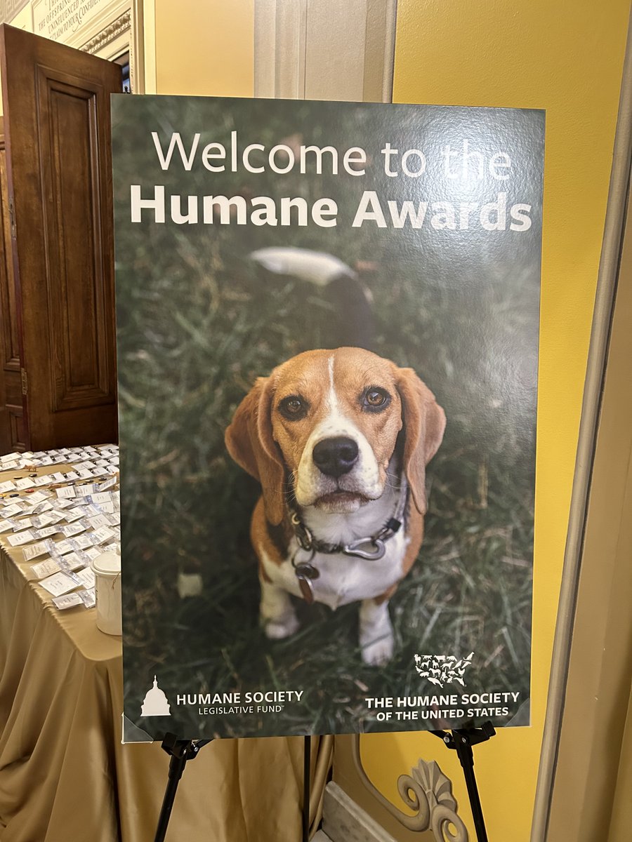 RepEdCase's tweet photo. Grateful to receive the Humane Award from the Humane Society of the United States for my Congressional record on animal welfare issues #HumaneAwards https://t.co/FpificNbZn