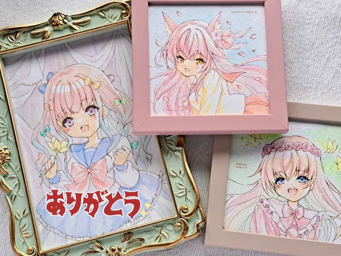 先ほど次の頒布に備えてただ今鎌倉MONA様にお邪魔しているイラスト集の在庫チェックしたところかなり少なくなっていましたので、興味お持ちくださった方はぜひお迎えご検討ください原画も良いご縁がありますように 