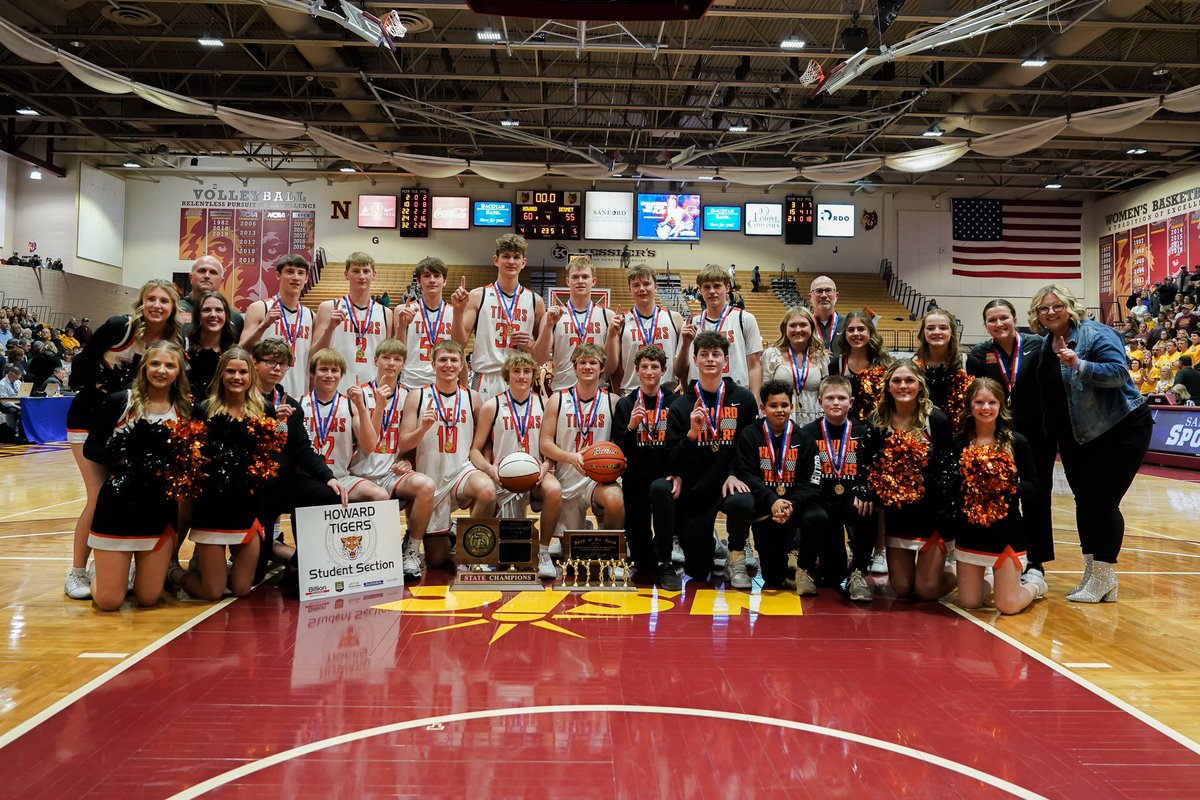 The Howard Tigers are your Class B State Champions!

#SDHoops24 | 📸 SDPB