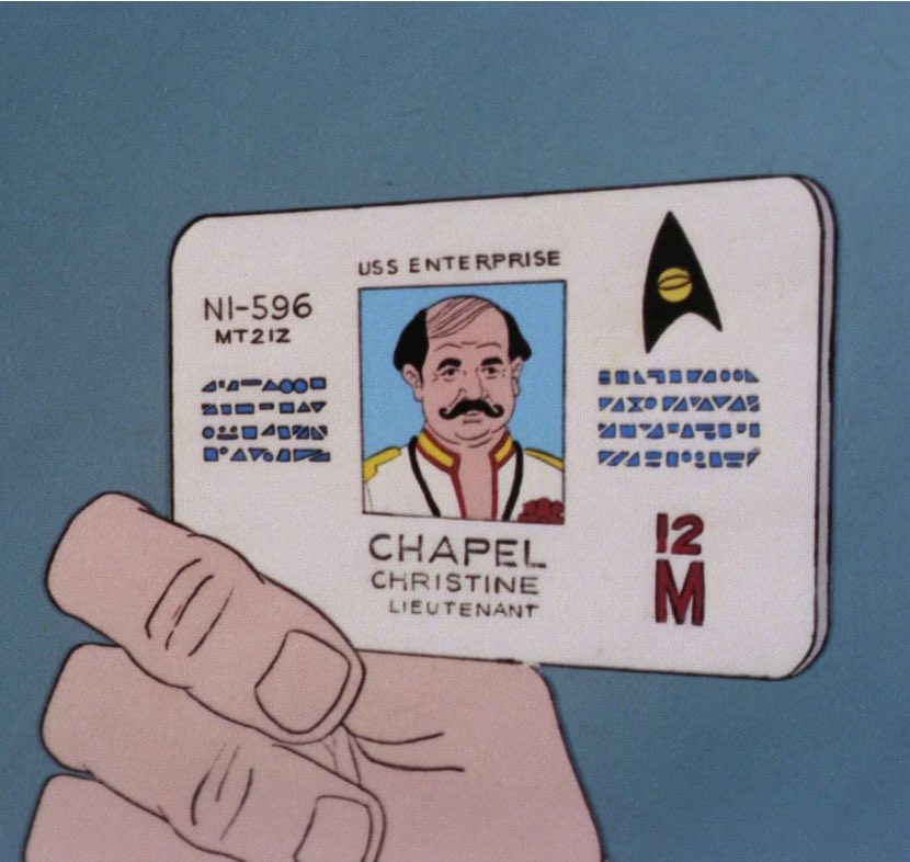 Harry Mudd could run a fake id off on 12 different starships.
#TASSatNight #TOSSatNight